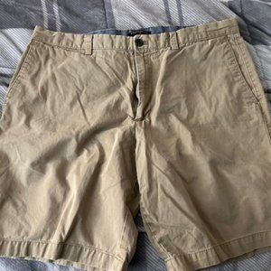 Men's khaki shorts, cotton
